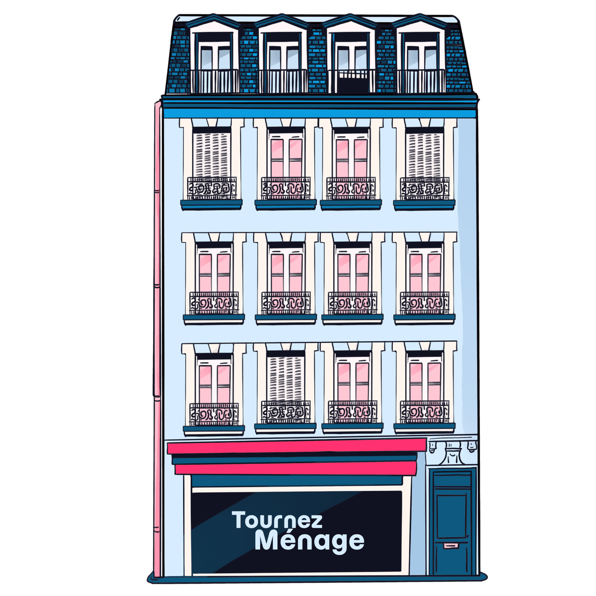 Immeuble marseillais Tournez Ménage